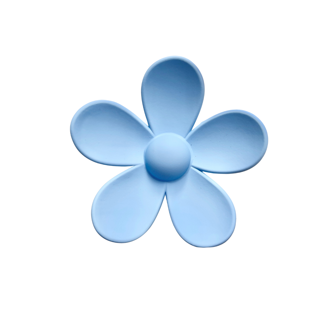 Sky Blue Flower Clip