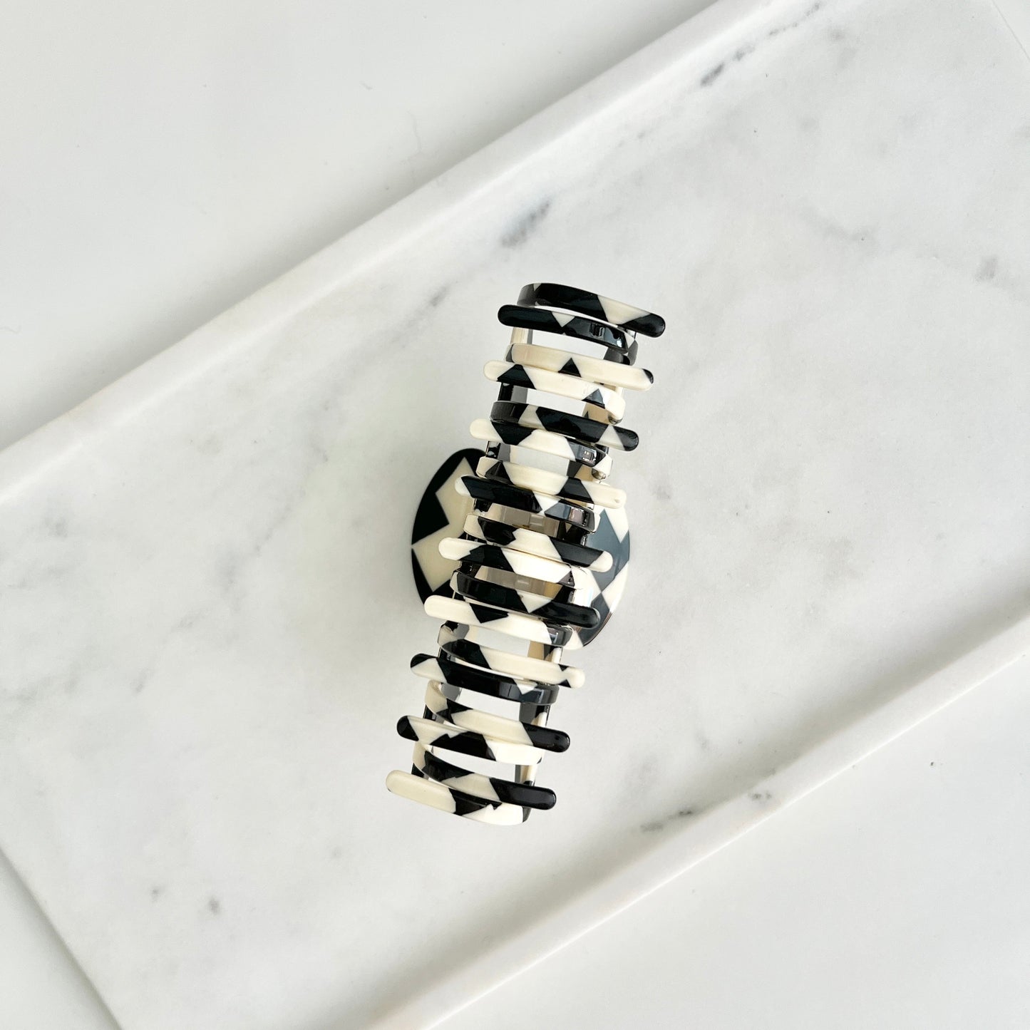 Classic Checkered Claw Clip