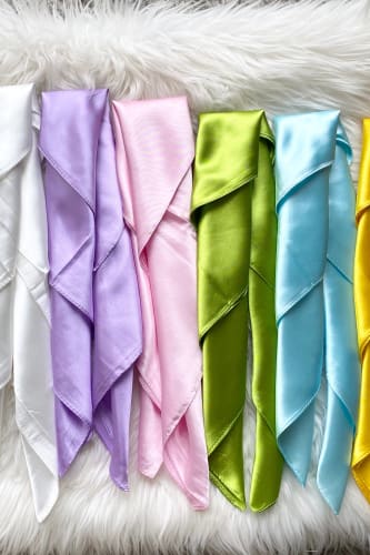 Lilac Summer Silk Scarf
