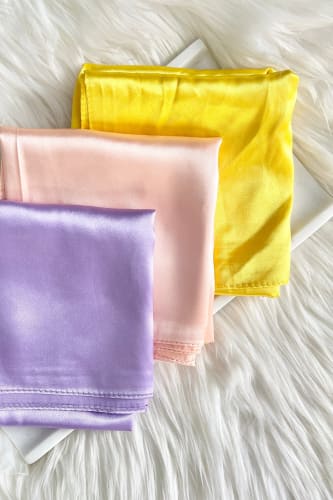 Lilac Summer Silk Scarf