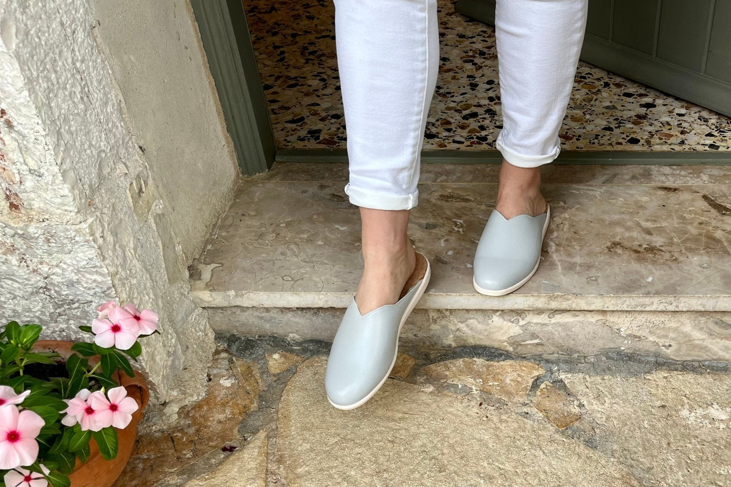House Mules | Grey by Dooeys
